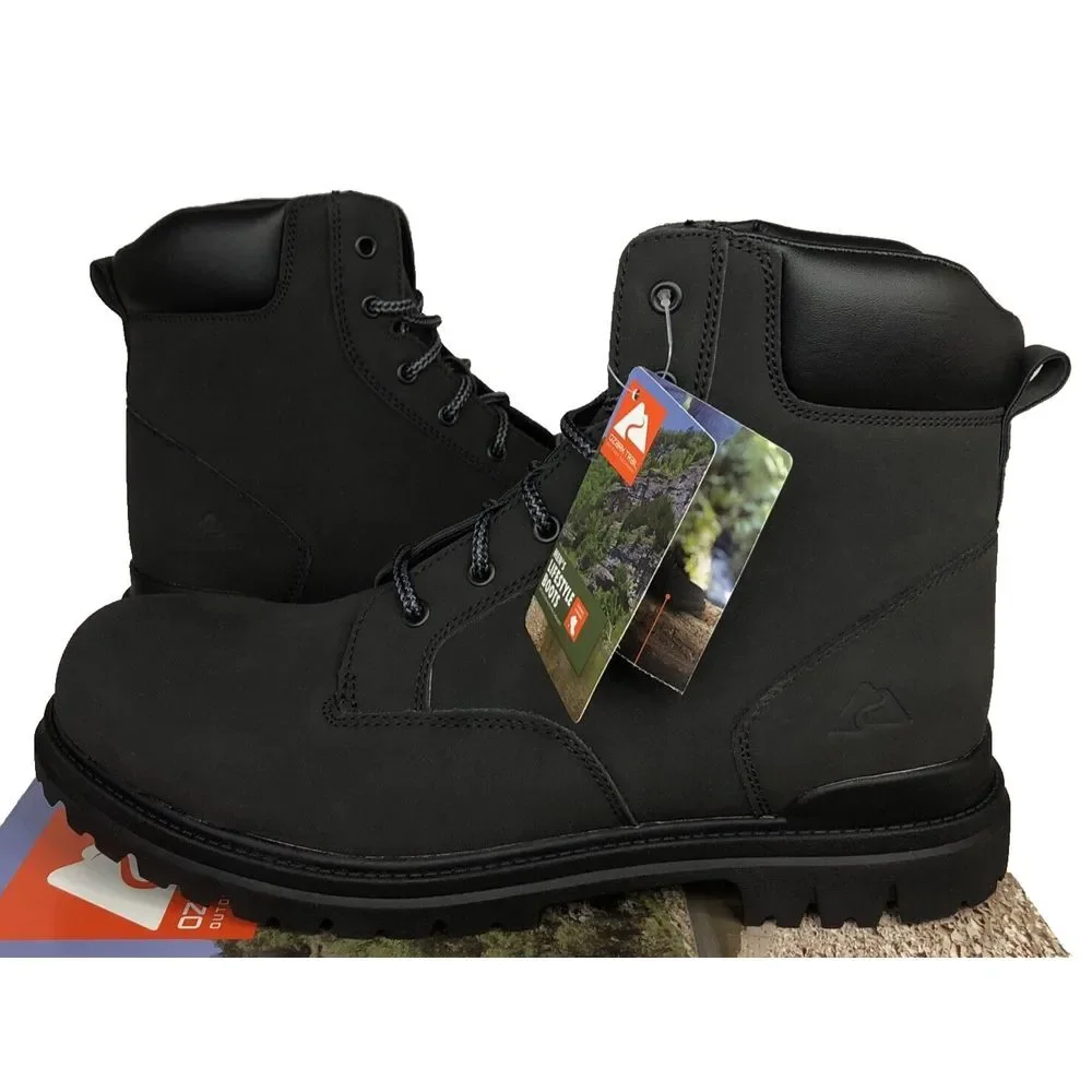 Ozark Trail Men's M OT Troy II Black Work Hiking Boots Size 13 New In The Box‎